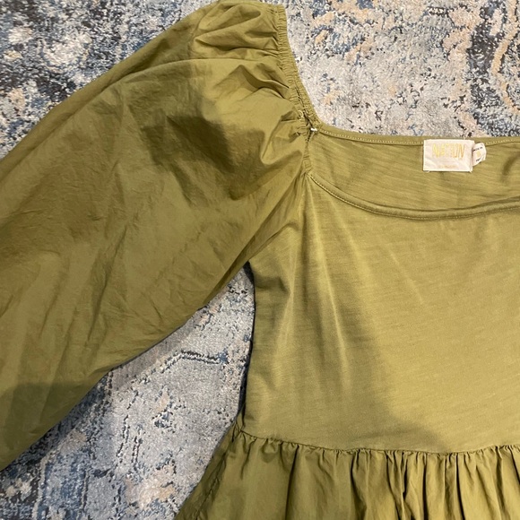 Nation LTD Babydoll Dress Small 100% cotton - Picture 5 of 9